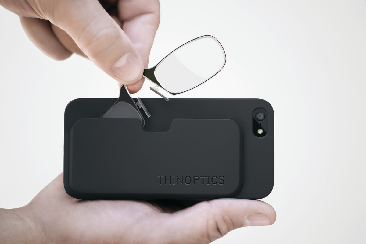 A woman who always forgets her reading glasses at home will really like these super slim reading glasses that can be attached to the back of her phone.