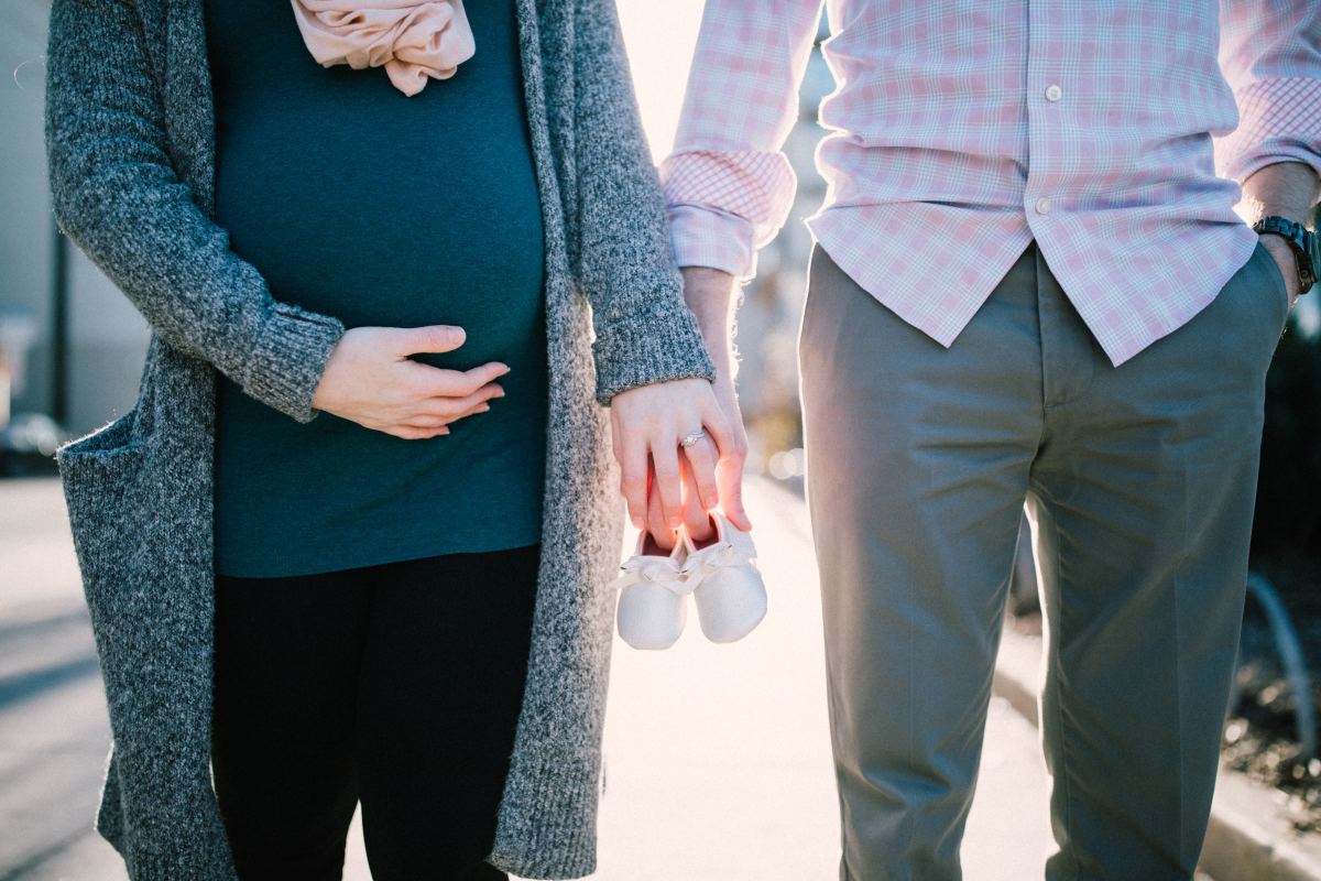 Tell the pregnant couple that they're going to be amazing parents!