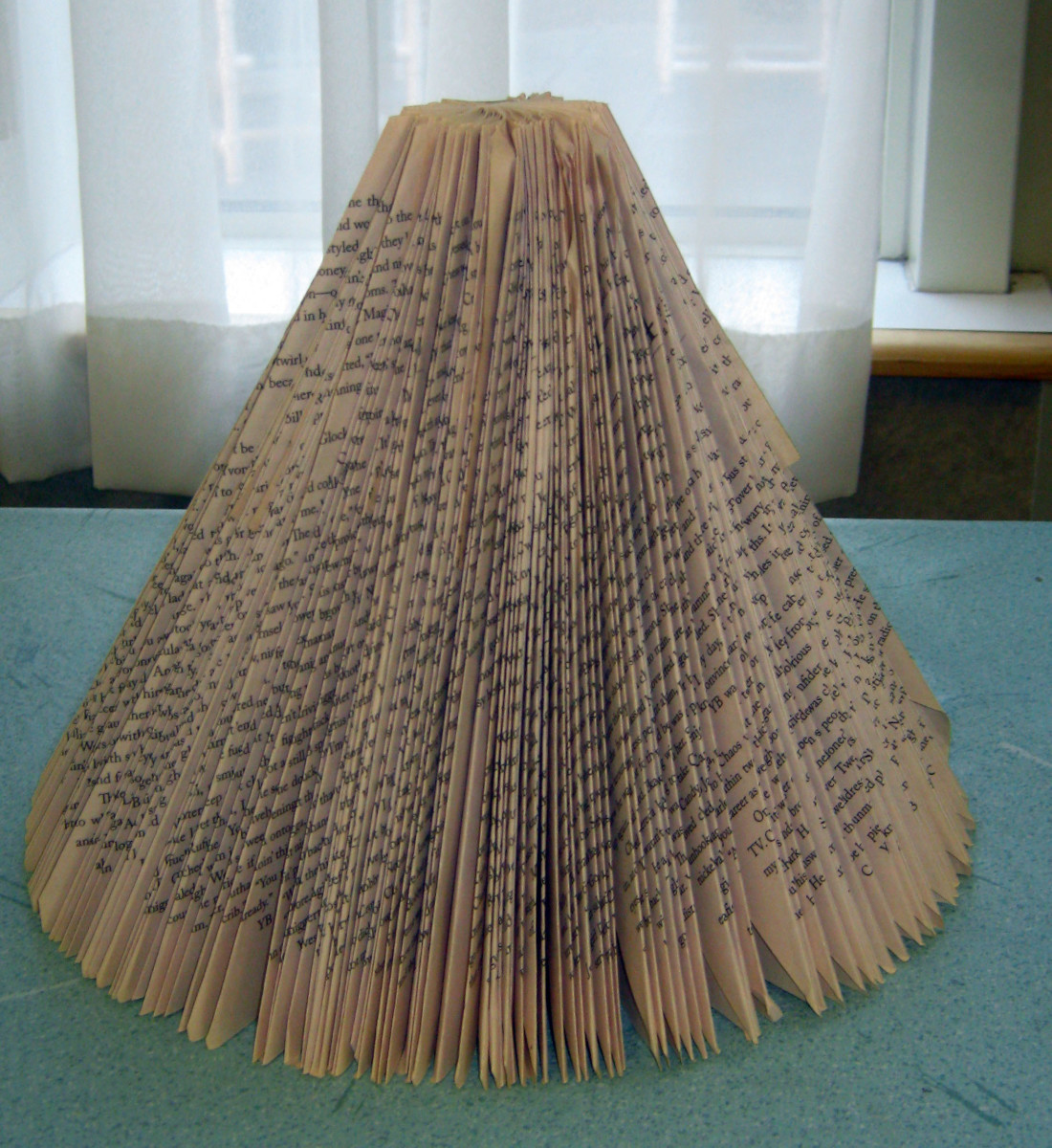 How to Make a Christmas Tree With Folded Book Pages Holidappy