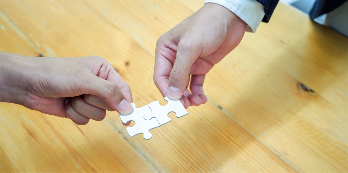 Getting support from someone else can be the missing part of the puzzle in achieving a goal.