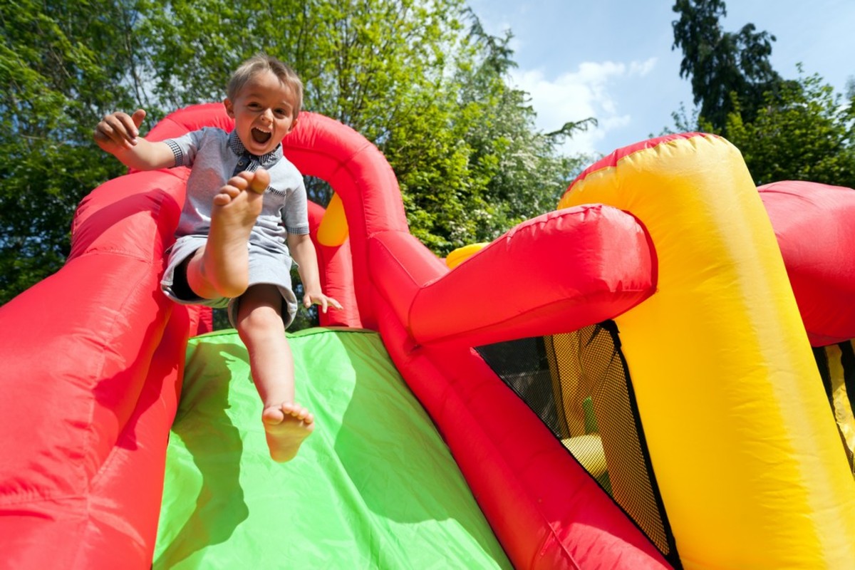 Inflatable slides can definitely bring joy to all ages.