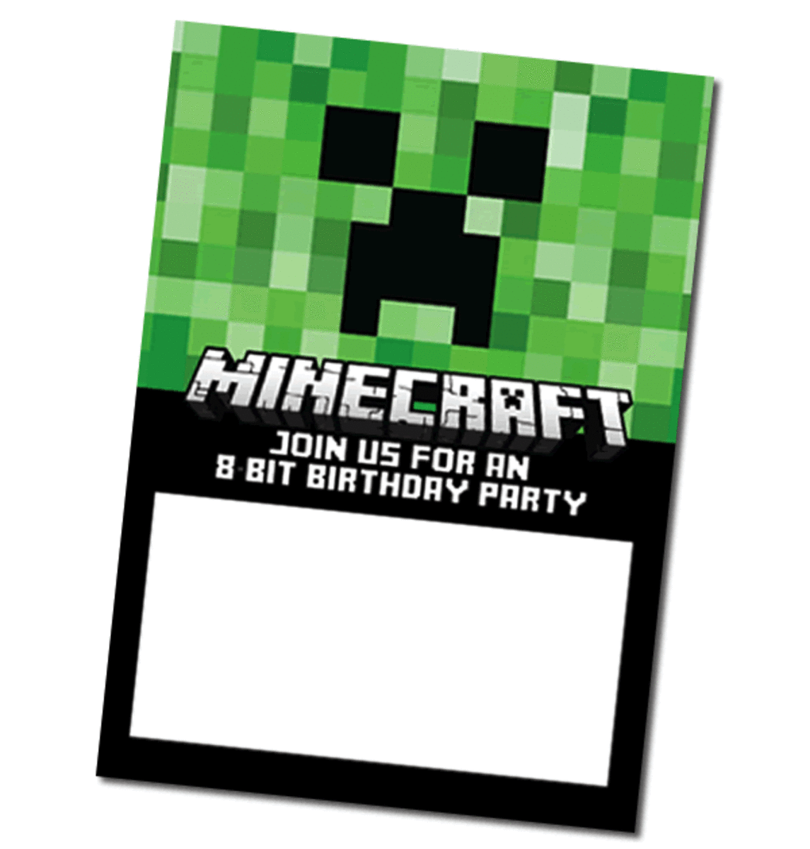 Download this FREE Minecraft Invite courtesy of Digital Mom Blog