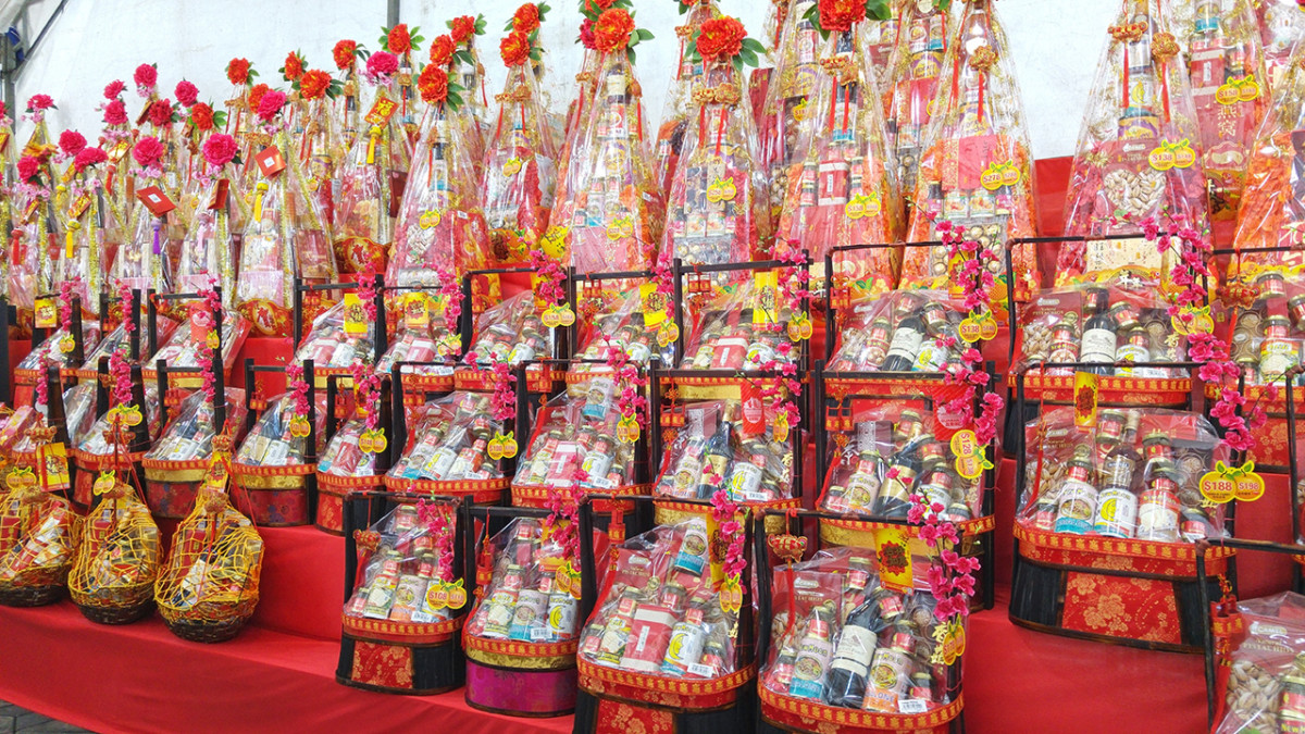 Hampers are always great festive gifts for Chinese business counterparts.