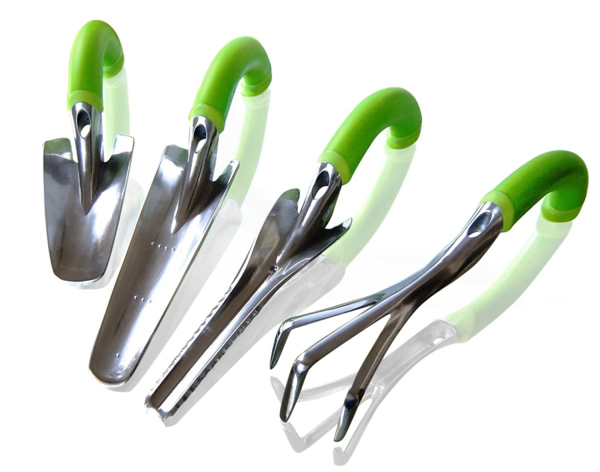 Specially designed gardening tools for people with arthritis.
