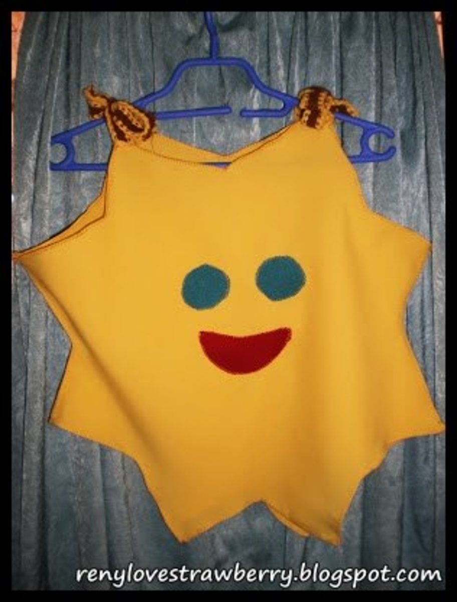 This adorable, homemade Sun costume could be a great look. 