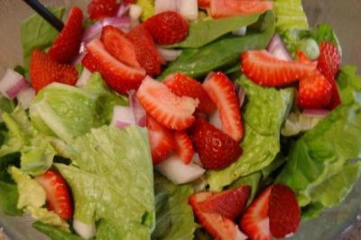 Strawberry Romaine Salad