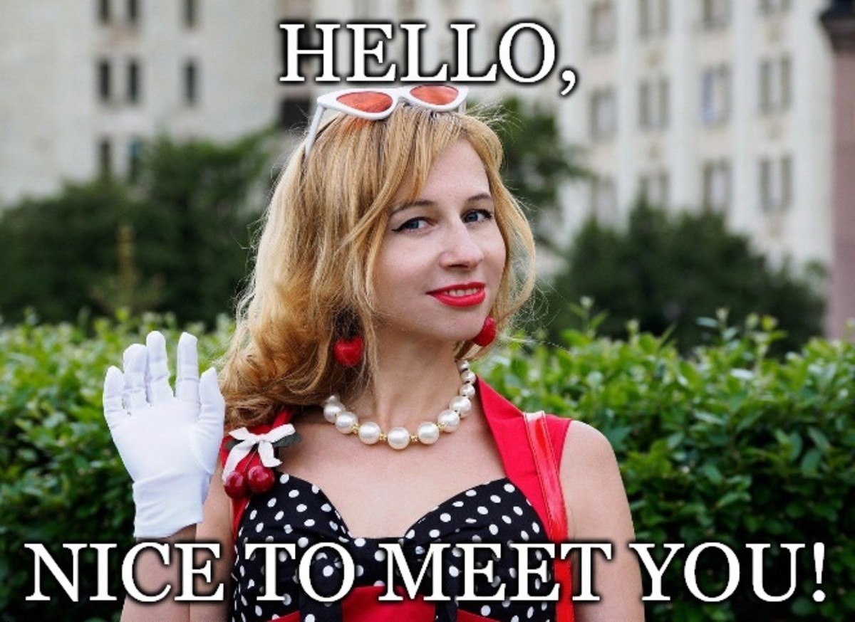 Giving a simple, straightforward greeting is often a great way to begin a conversation with a stranger.