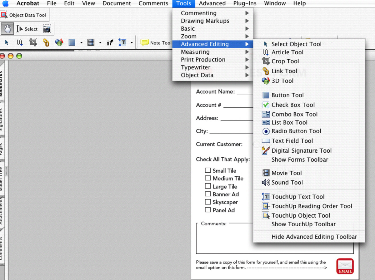 create interactive form in word for mac 2011