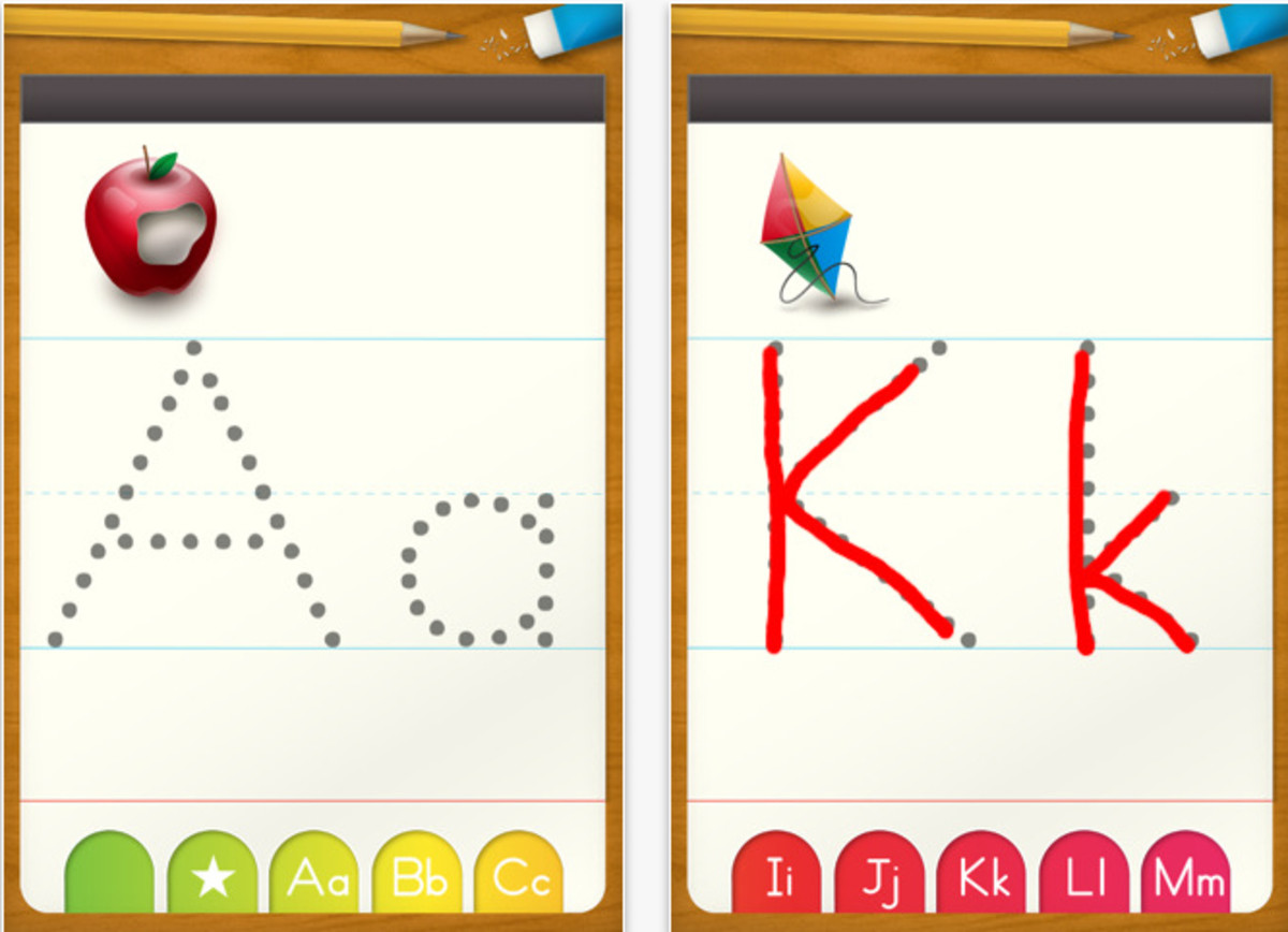 ABC Letter Tracing app