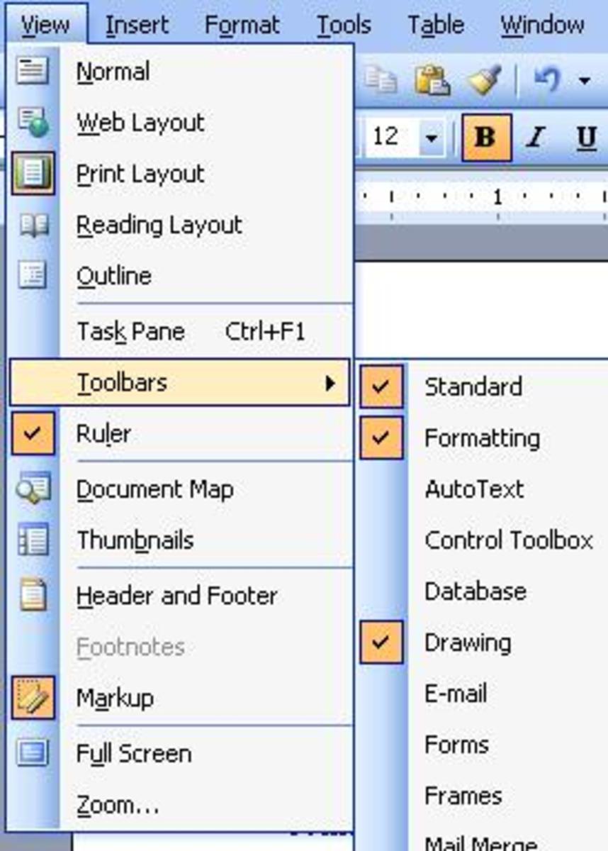 How To View Menu Bar In Word