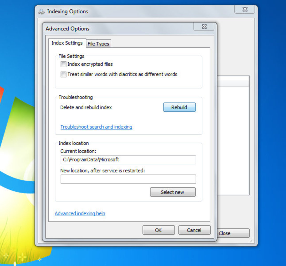 Windows Search Windows 7 neu installieren