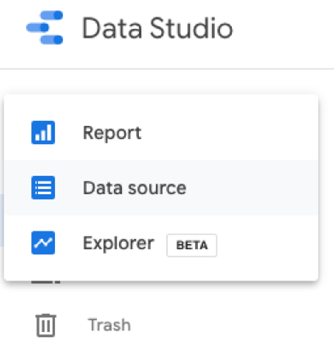 Choose Create Data Source