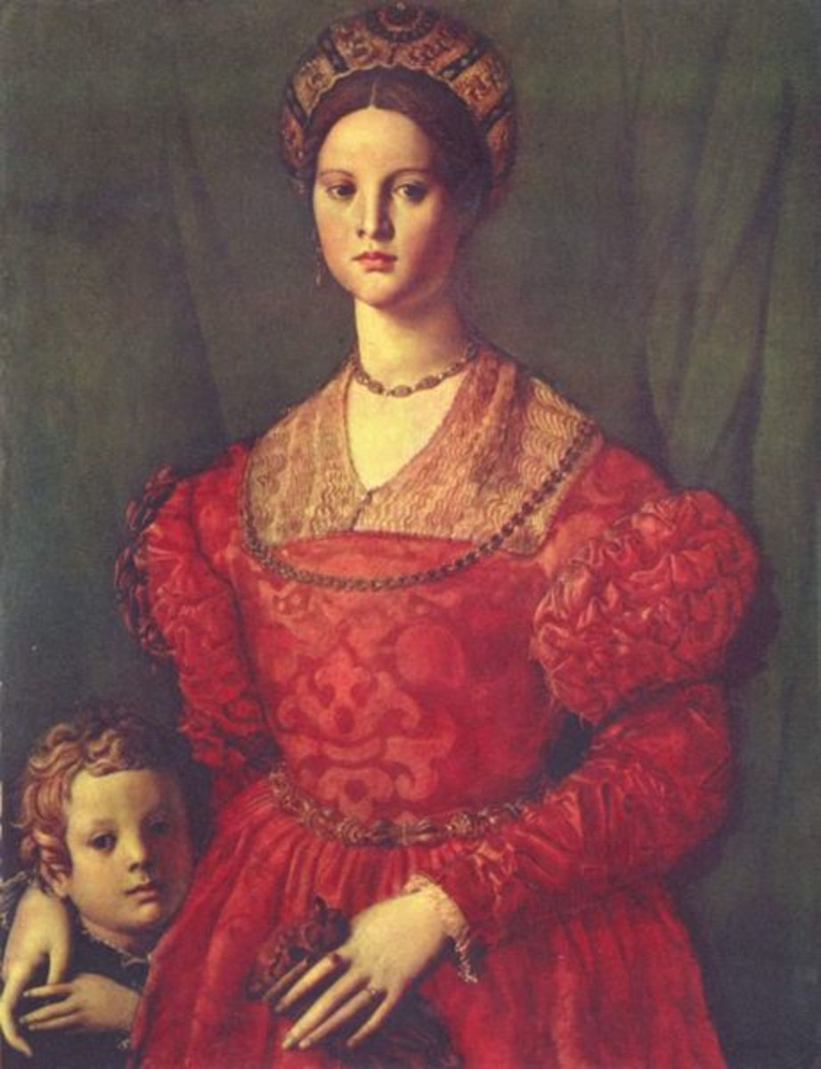 Young Woman With Her Son, by Angelo Bronzino.