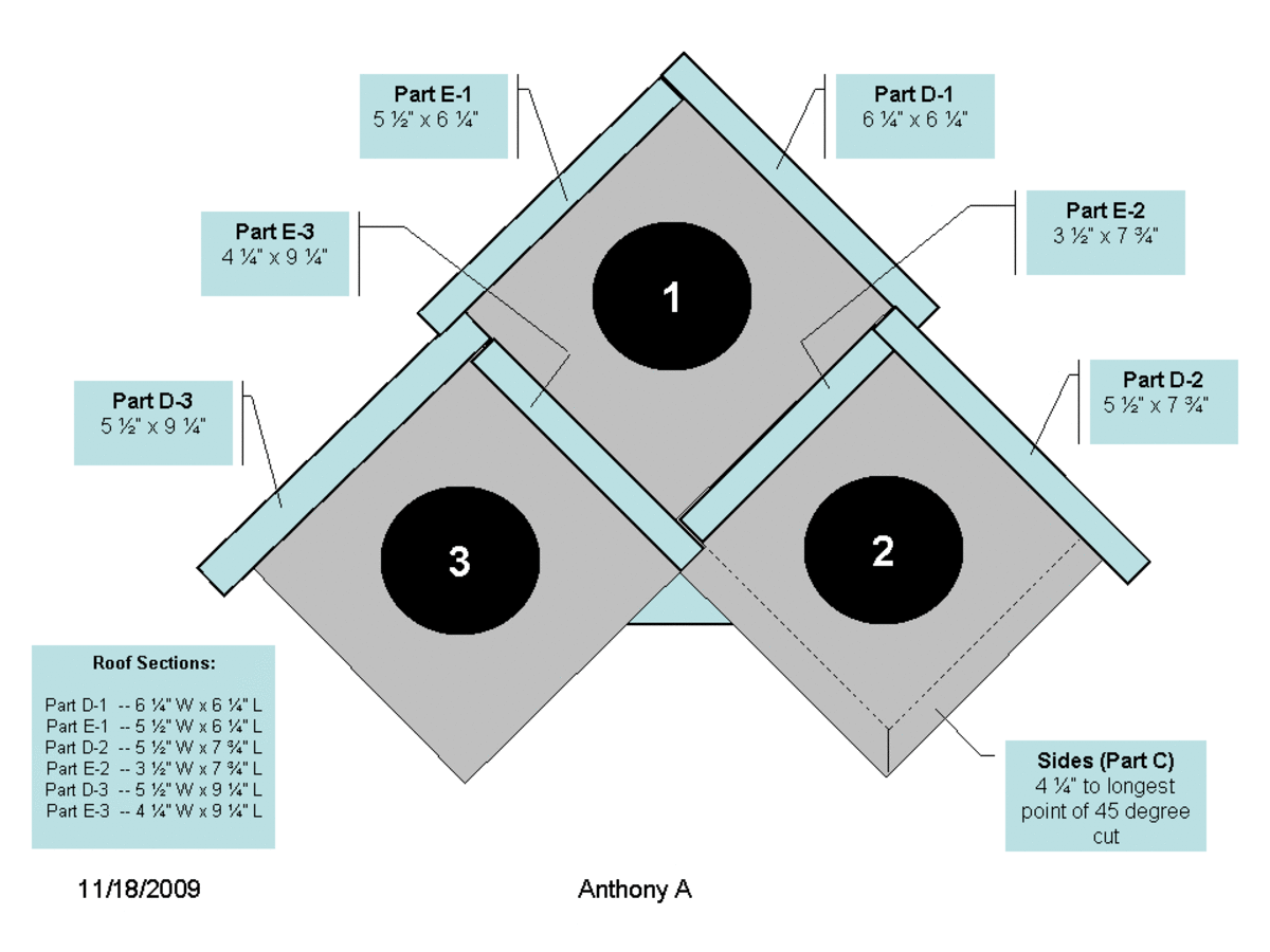 wren house plans 1 x 6