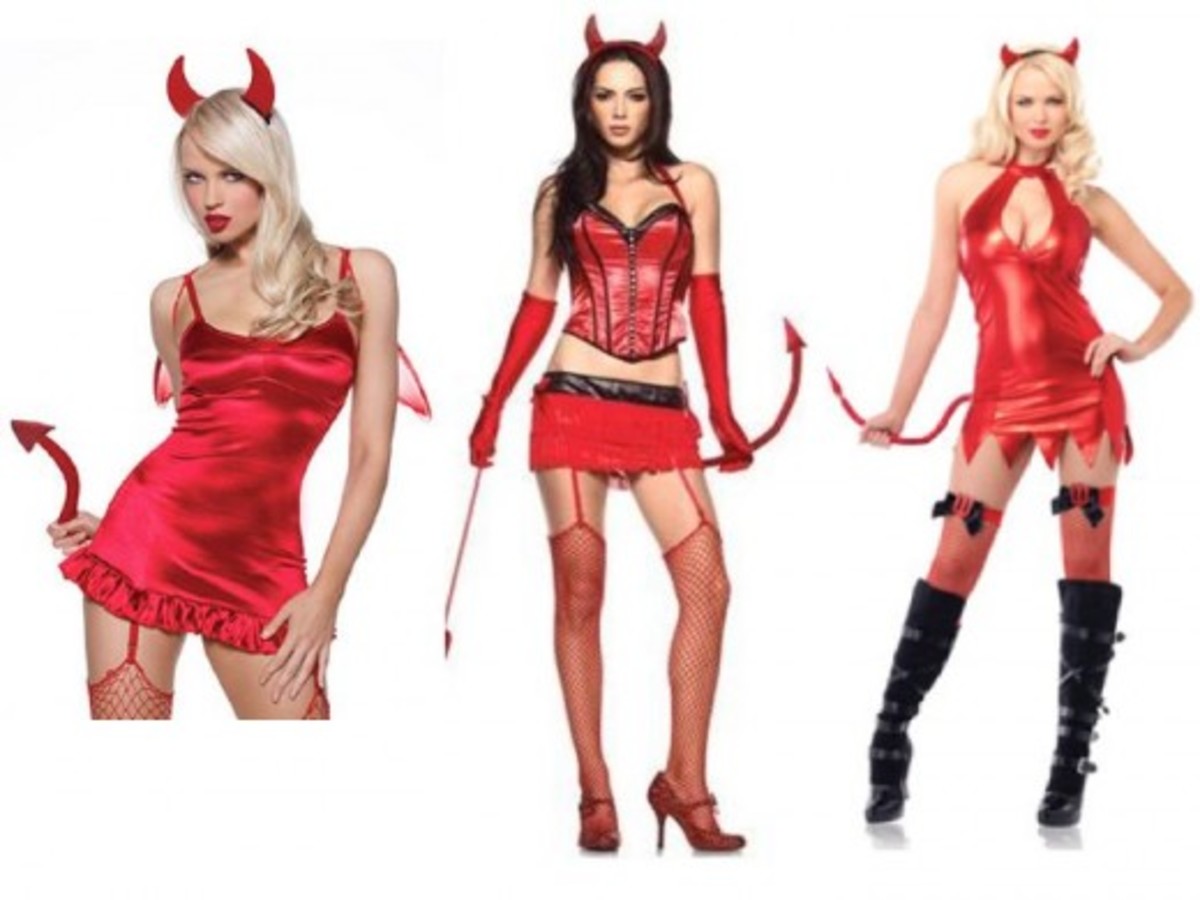 Women's devil costumes
