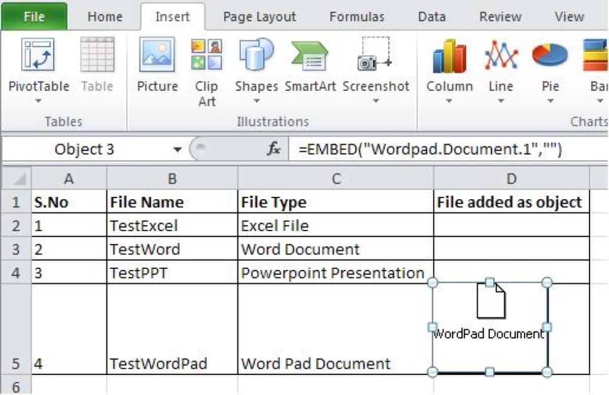 how-to-embed-a-file-as-an-object-in-an-excel-worksheet-turbofuture