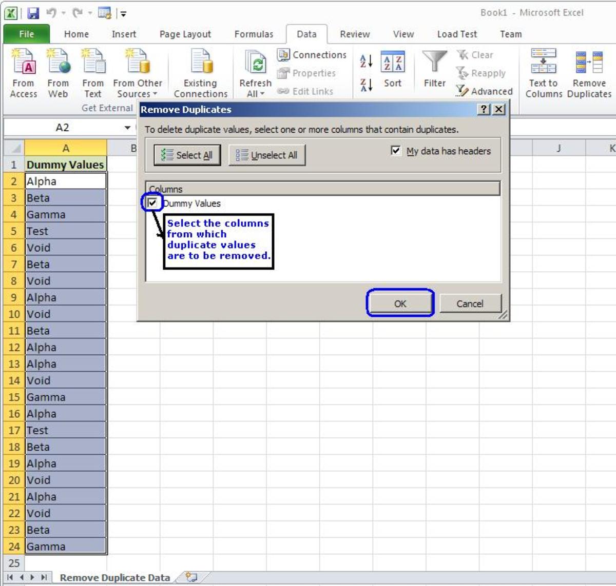 How To Remove Duplicates From An Excel Sheet Hubpages 8576