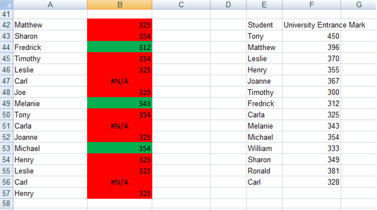 How to Use VLOOKUP and the TRUE and FALSE Value Correctly in Excel 2007