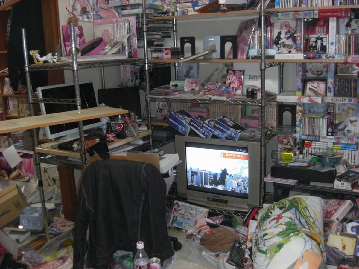 You might be a weeaboo if your room looks like this.