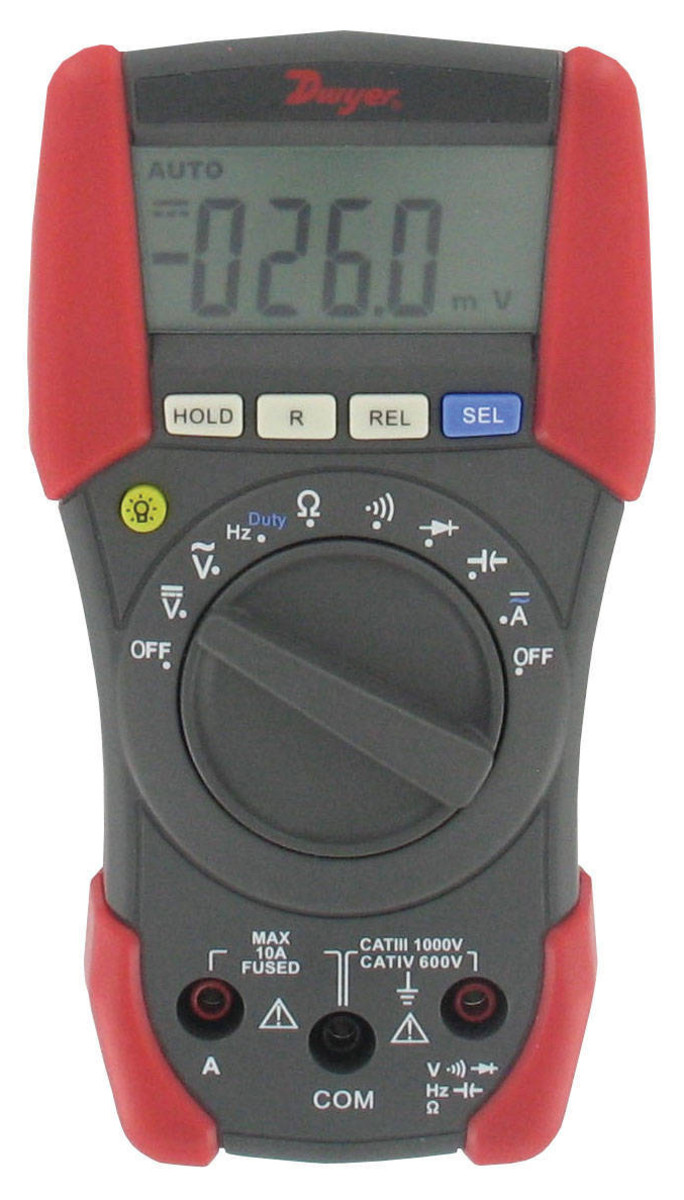 How to Use an Electronic Digital Multimeter (DMM) to Measure Voltage