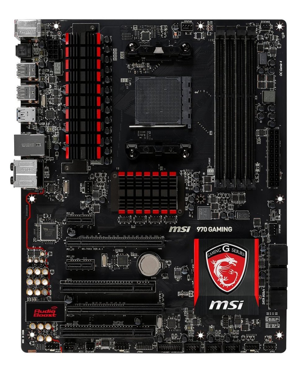 The MSI 970 gaming looks stunning, is full of features, and a solid overclocker as well. It packs quite a punch at just under $100.