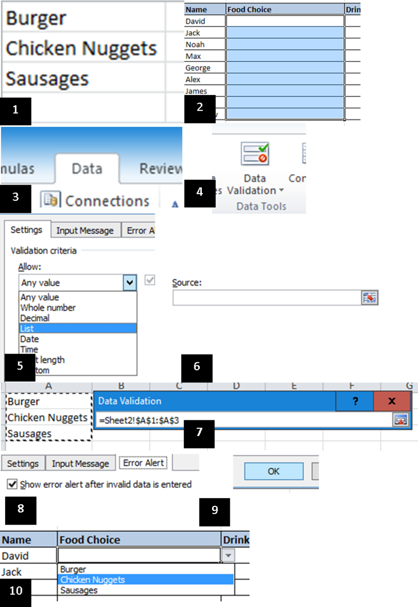 How to Create a Drop-Down Menu in Microsoft Excel - TurboFuture