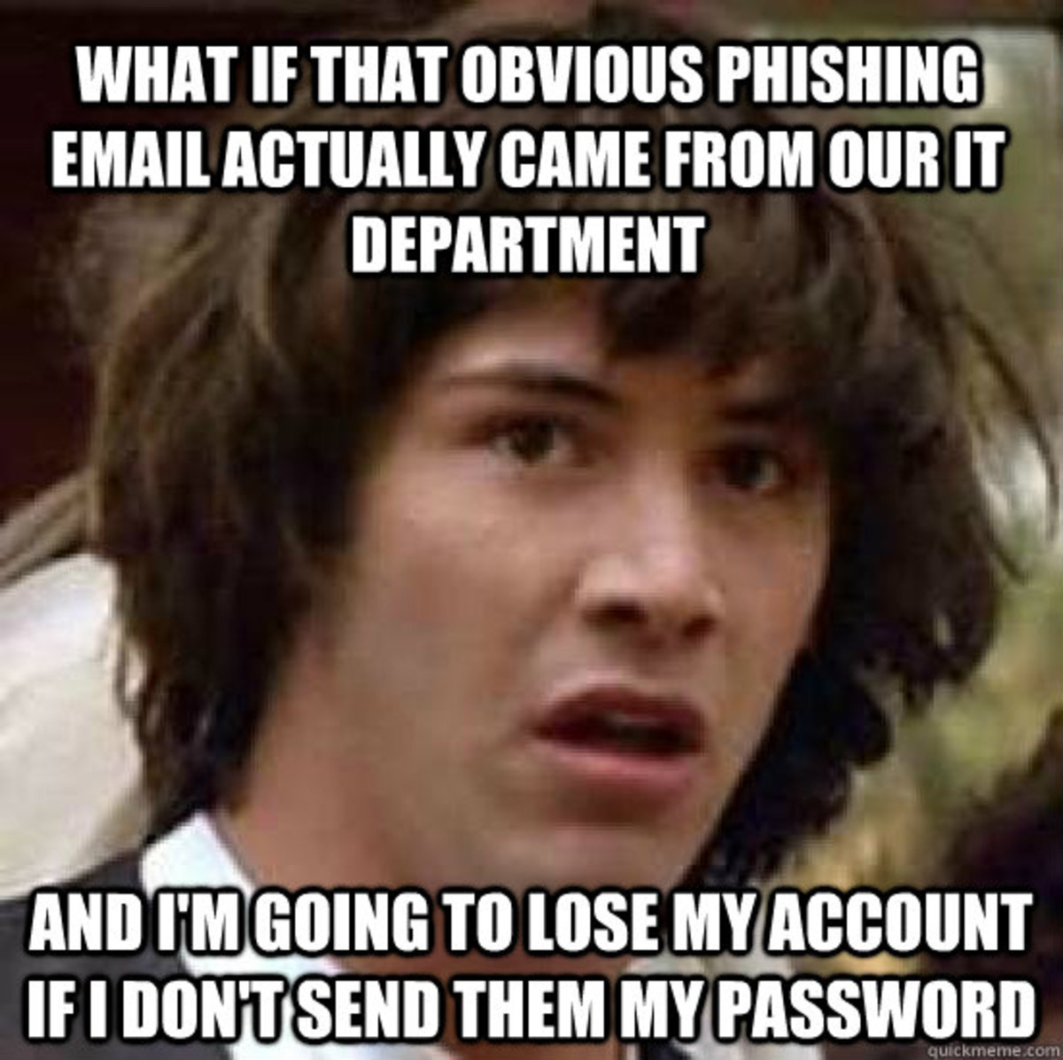 Actually the same. Phishing email meme. Scam meme.