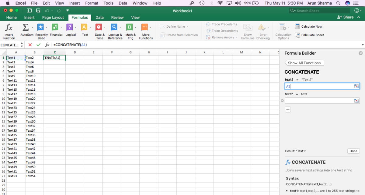 Tutorial On How To Concatenate In Excel Turbofuture