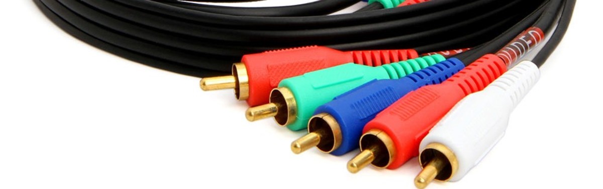 RCA cables.