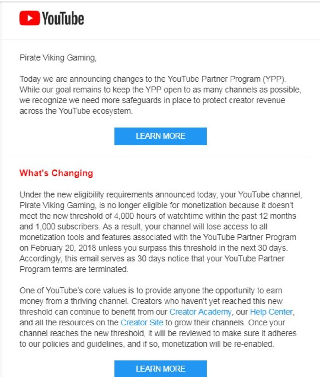 Youtube S New Monetization Policy Hurts Small Creators Turbofuture