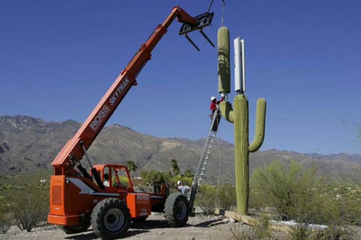 If 5G is going to have any chance of being installed in the density needed (every neighborhood), wireless companies will need to blend them into the scenery like this cactus wireless tower.