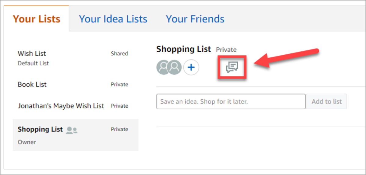 How to copy your amazon wish list link