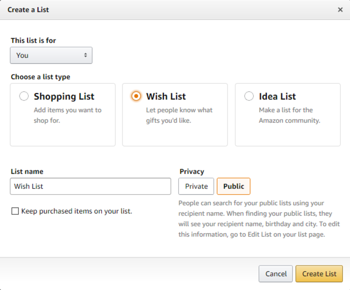 Amazon share your cart on shopping how to 