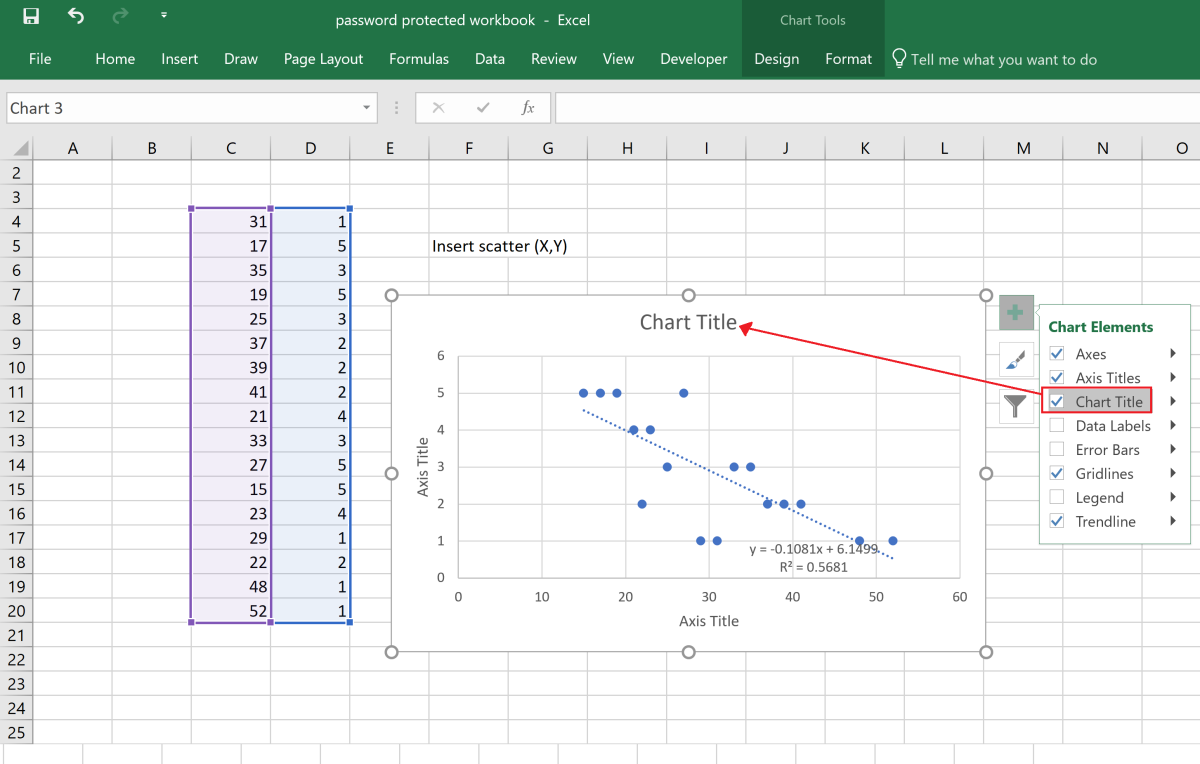 scatter chart creator