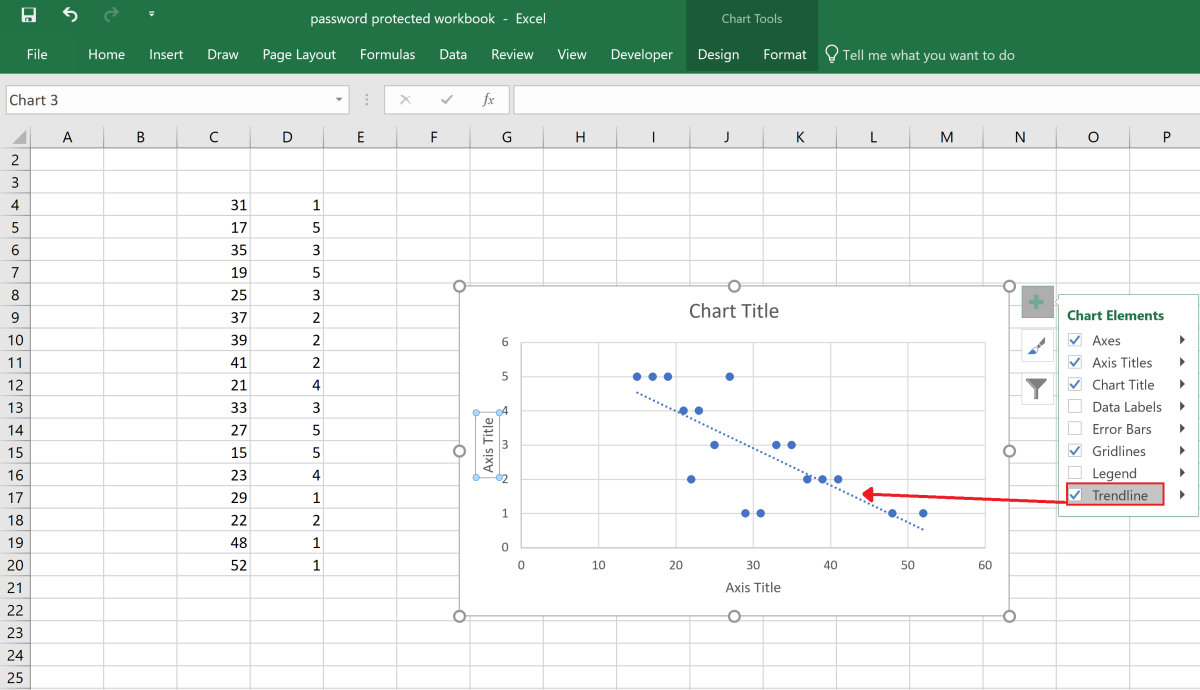 creating a scatter plot in excel