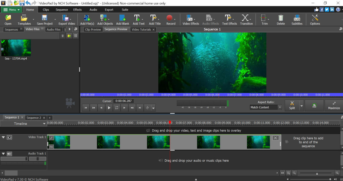 Videopad is another free video editor for low-end PCs