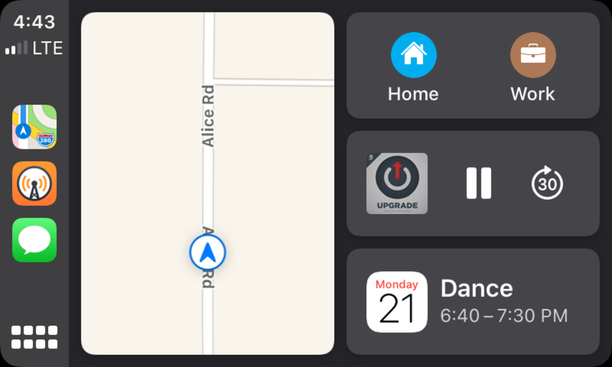 The CarPlay Dashboard update displays multiple apps at once on your screen.
