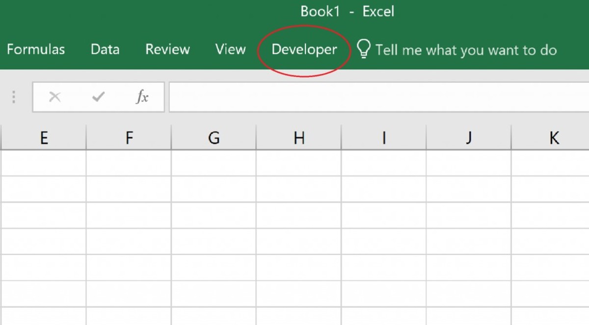 It only takes a few minutes to activate the developer tab. Even if you do not plan on doing much developer related work, this tab is good to have available so you can continue to improve your Microsoft Excel knowledge base. 