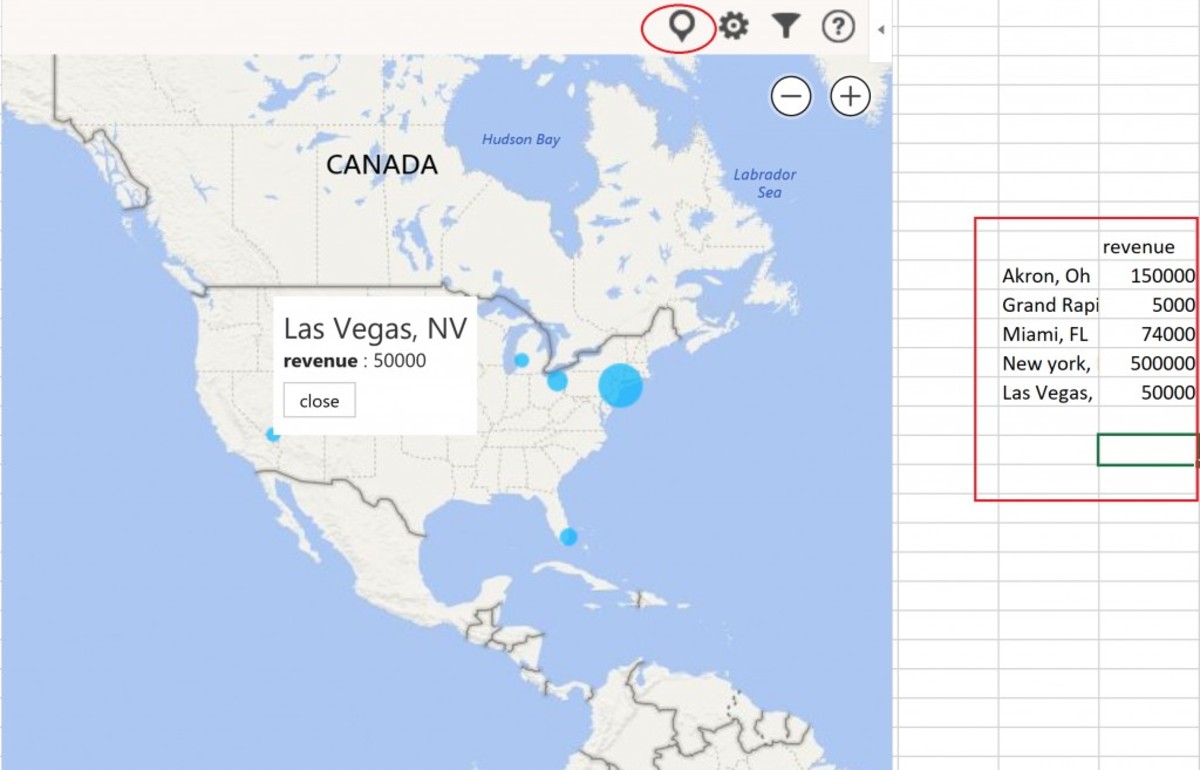 Activating And Using The Bing Maps Add In In Ms Excel Turbofuture