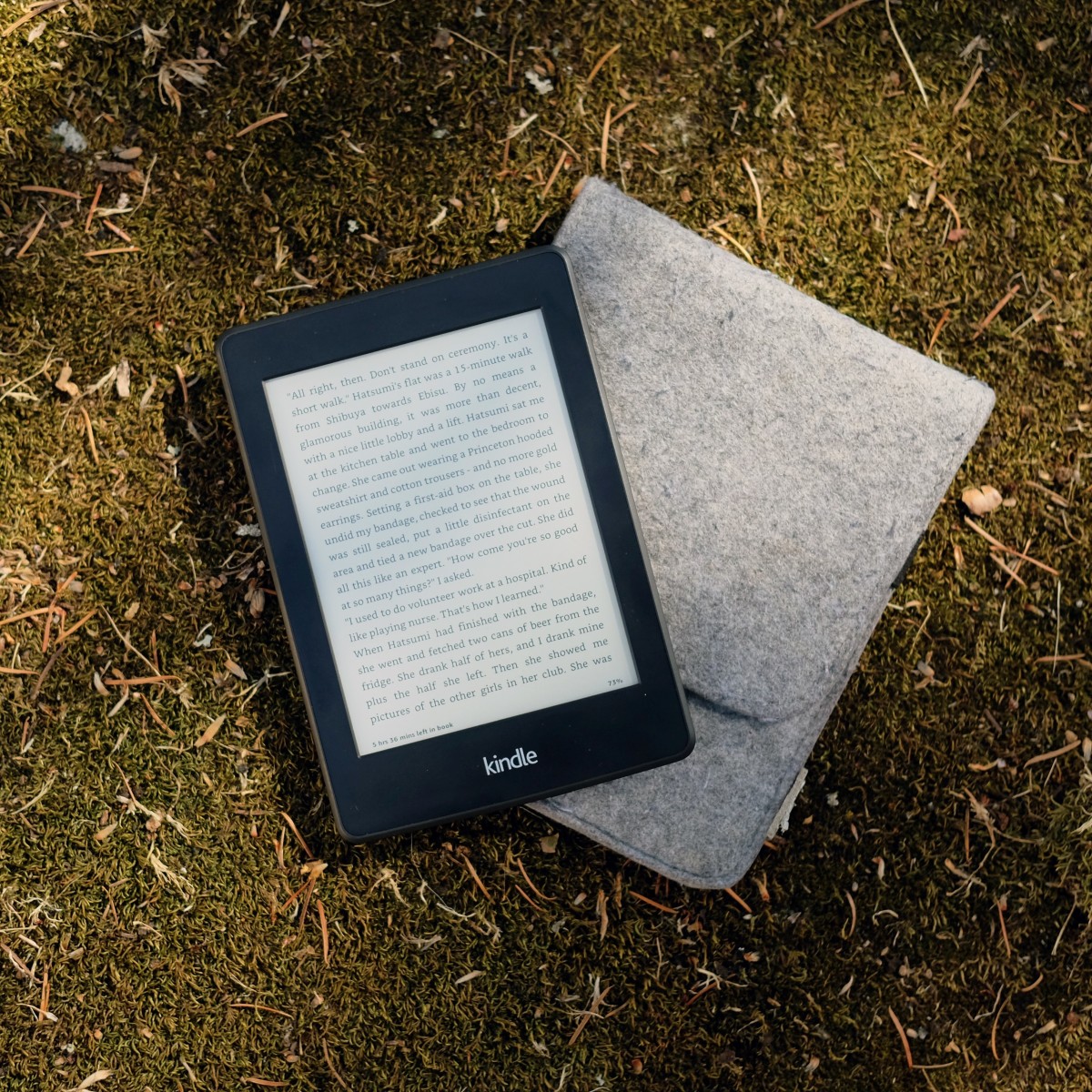 Kindle allows you to digitally highlight important passages and keeps them in a list for you to refer to later. 