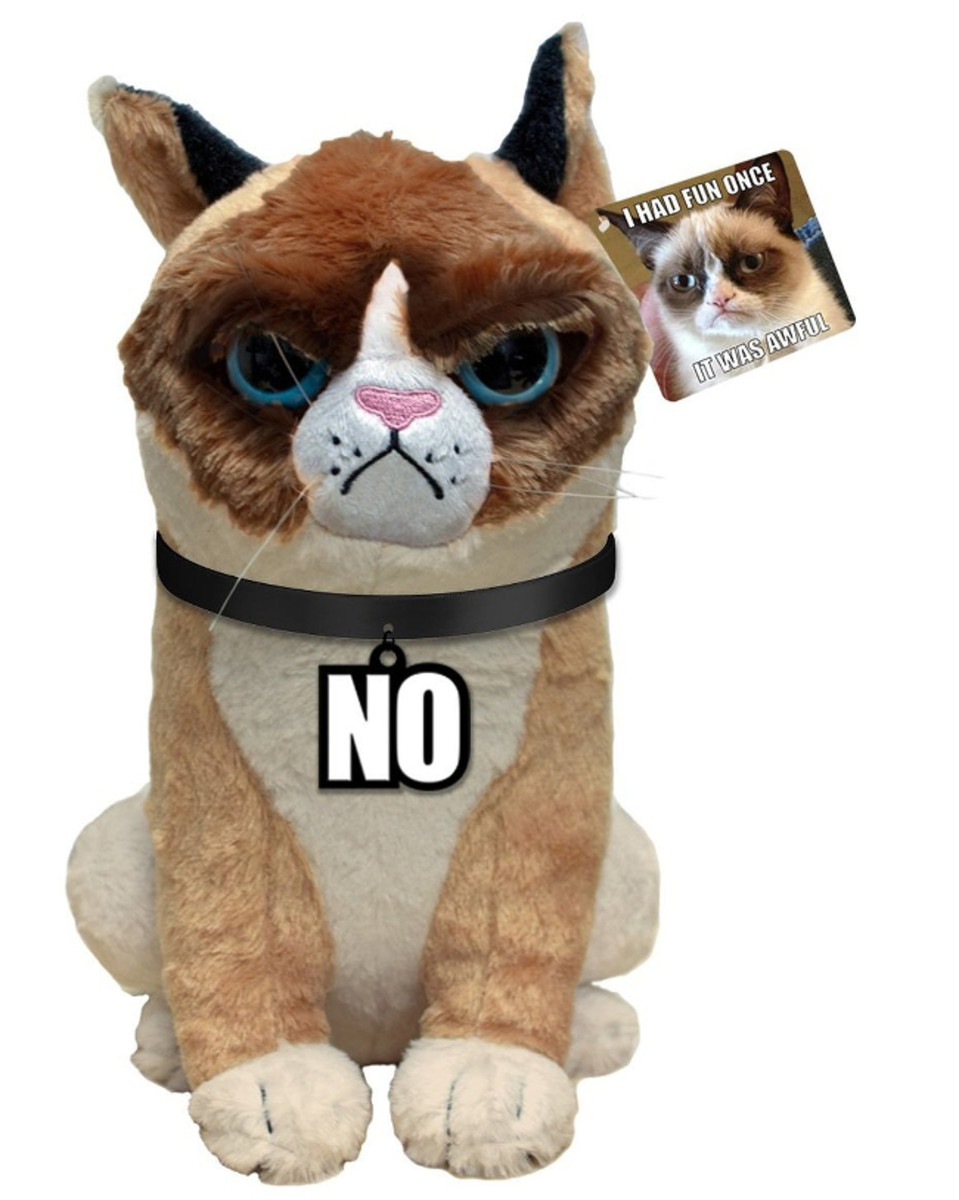 Grumpy Cat stuffed animal