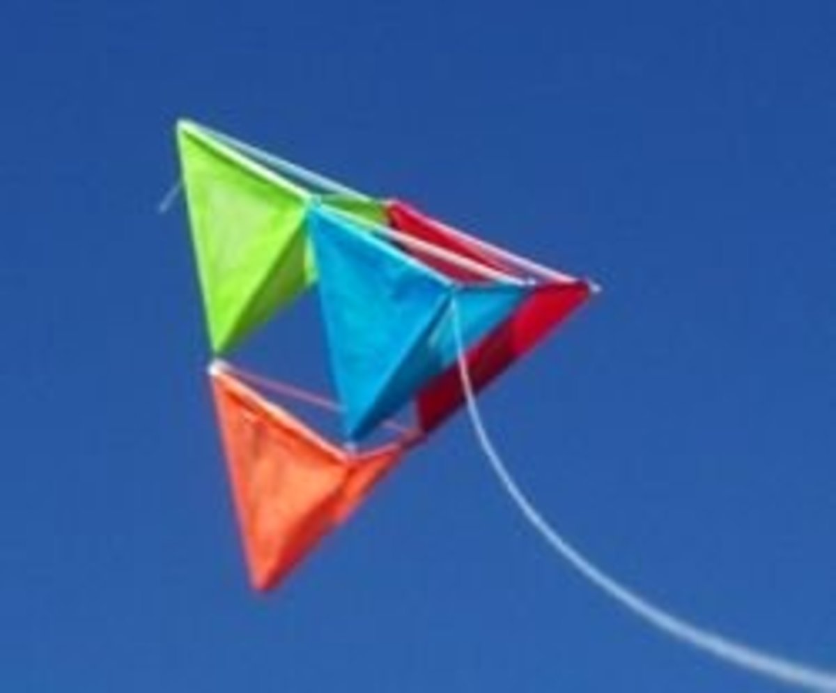 Easy Kitemaking How to Build a Pyramid Kite