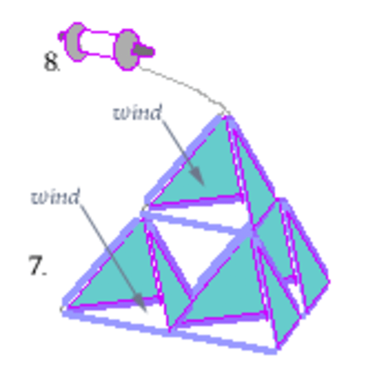 Easy Kitemaking How to Build a Pyramid Kite
