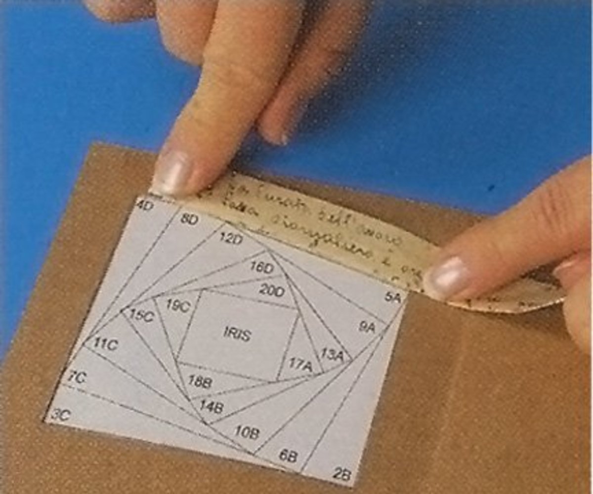 Free Iris Folding Patterns and Instructions - FeltMagnet With Regard To Iris Folding Christmas Cards Templates