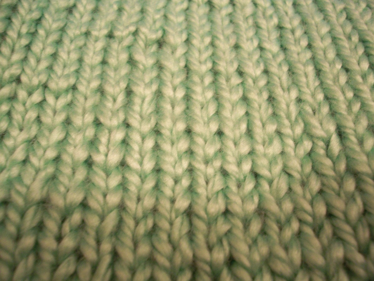 Stockinette stitch: right side