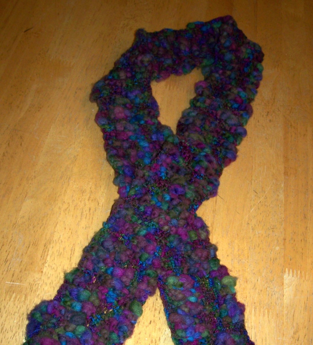 Even the simplest stitches can make a spectacular scarf.