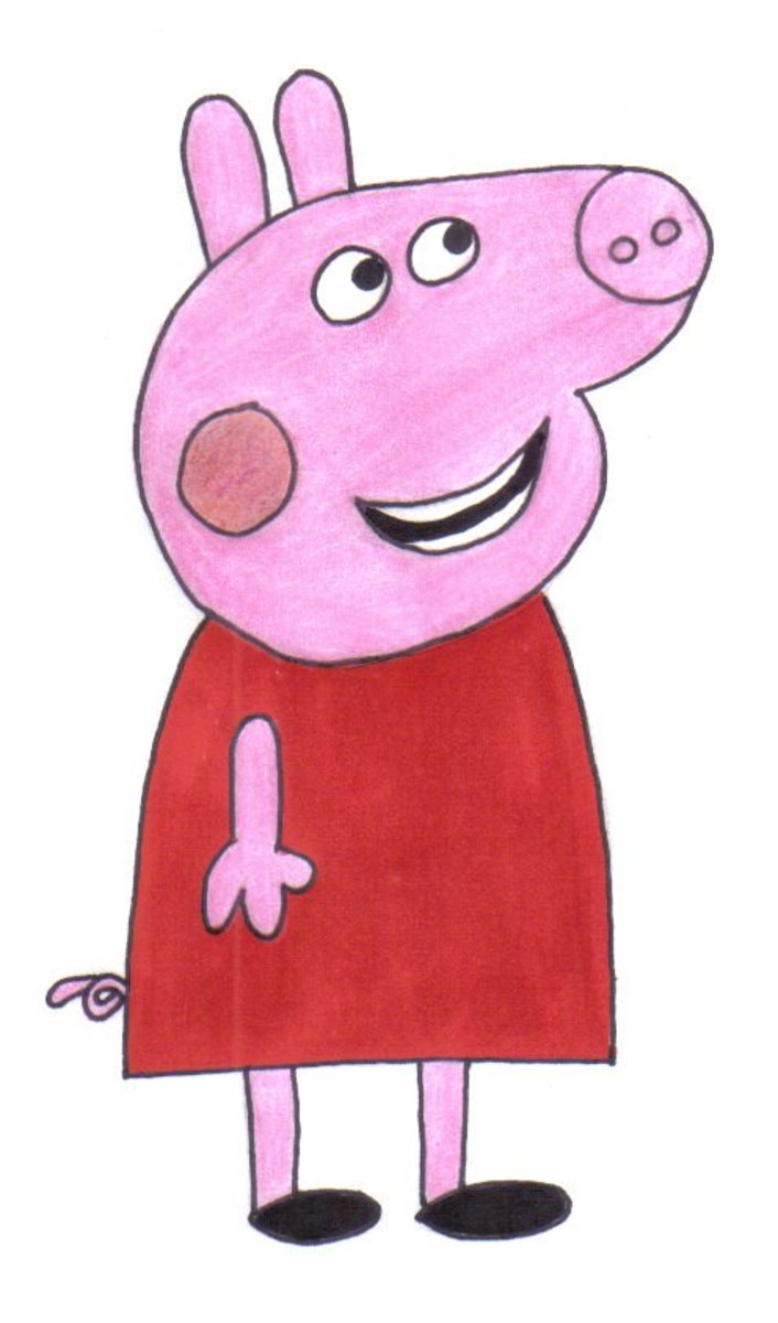 How to Draw Peppa Pig (With Photos) - FeltMagnet