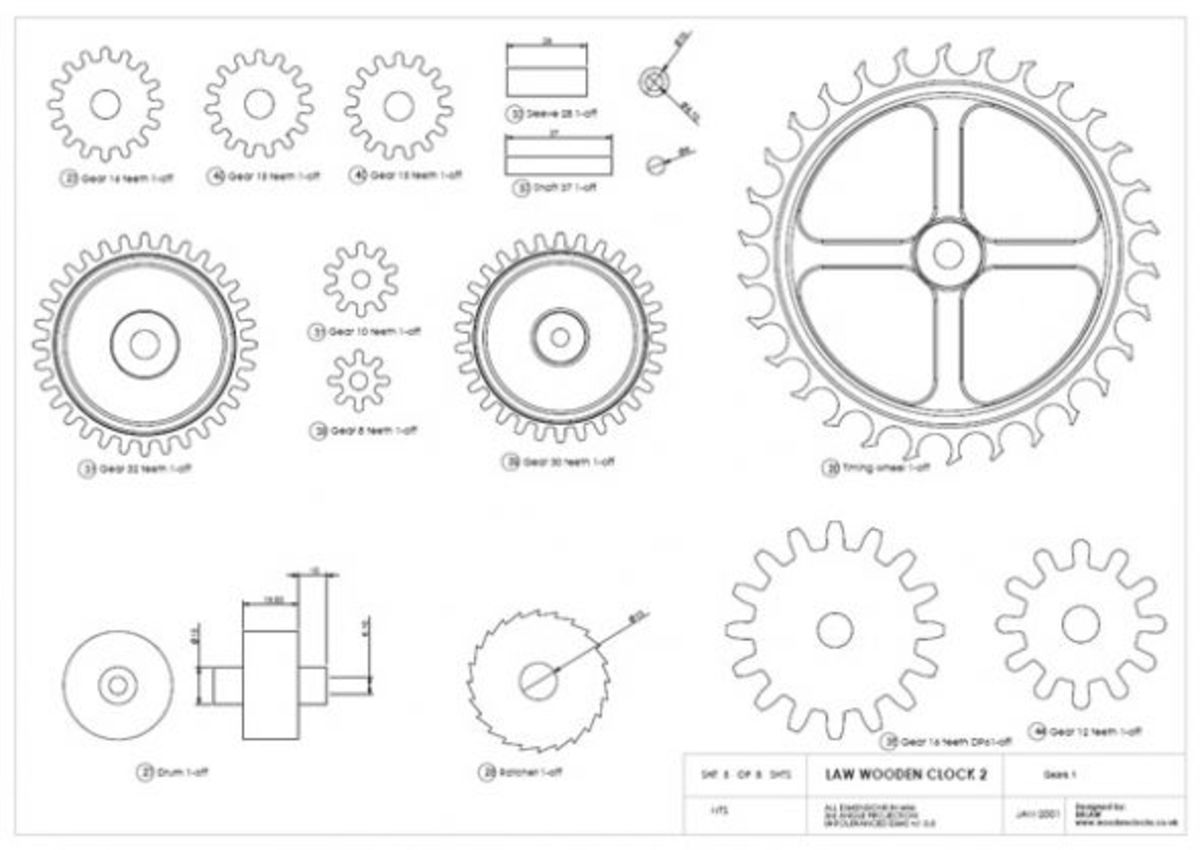 Free Printable Wooden Clock Plans Printable World Holiday