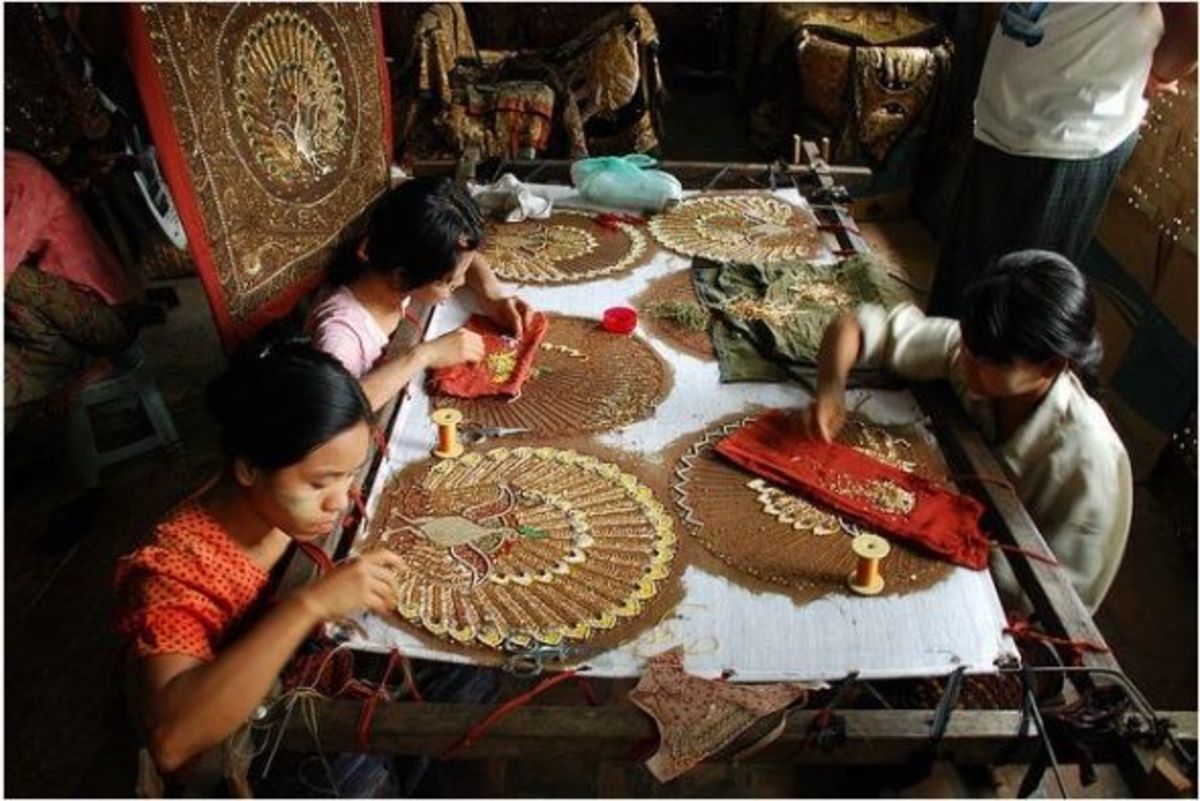 What Are Kalagas? (Burmese Bead-Embroidered Tapestries) - HubPages