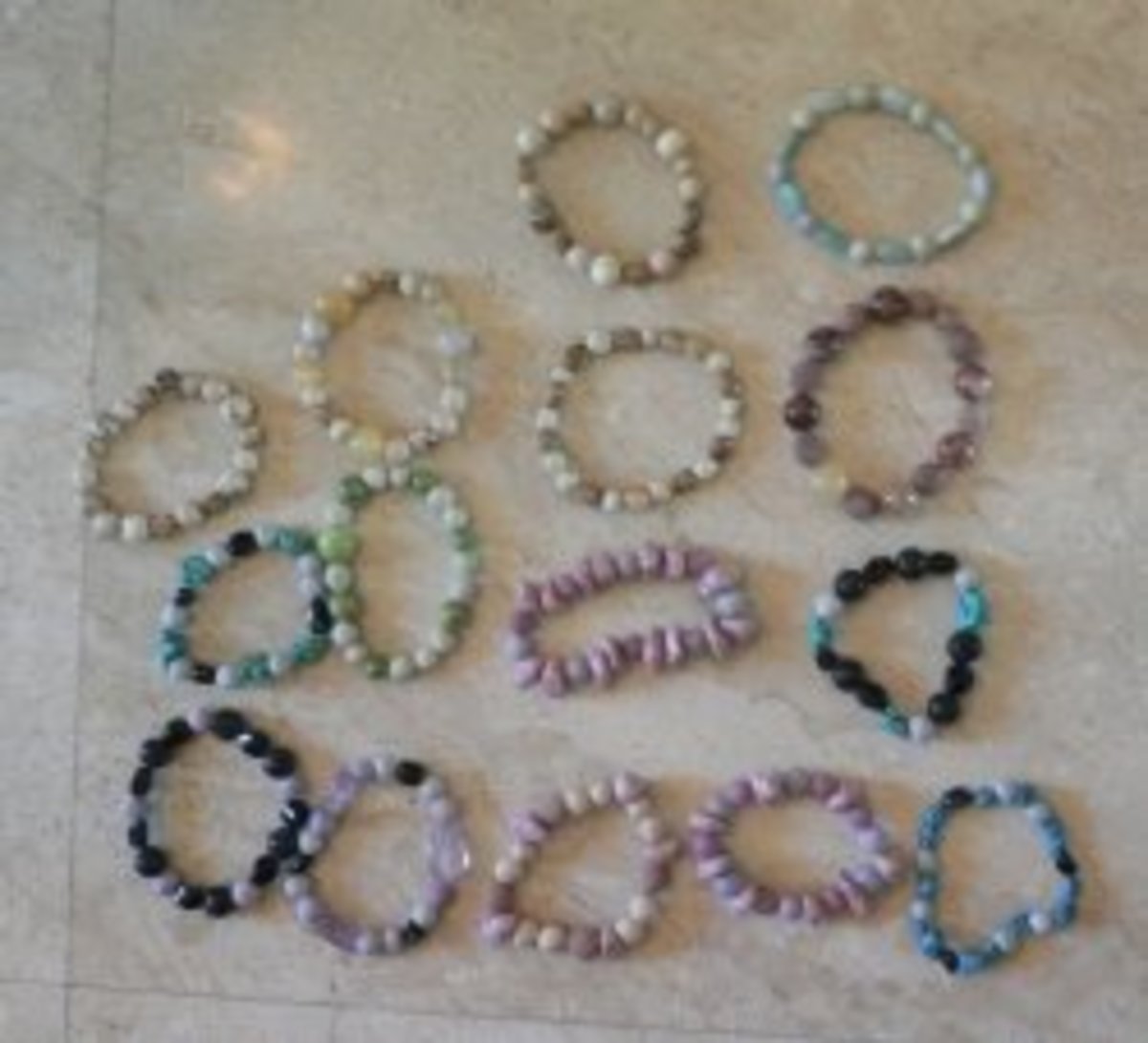 rose bead bracelets